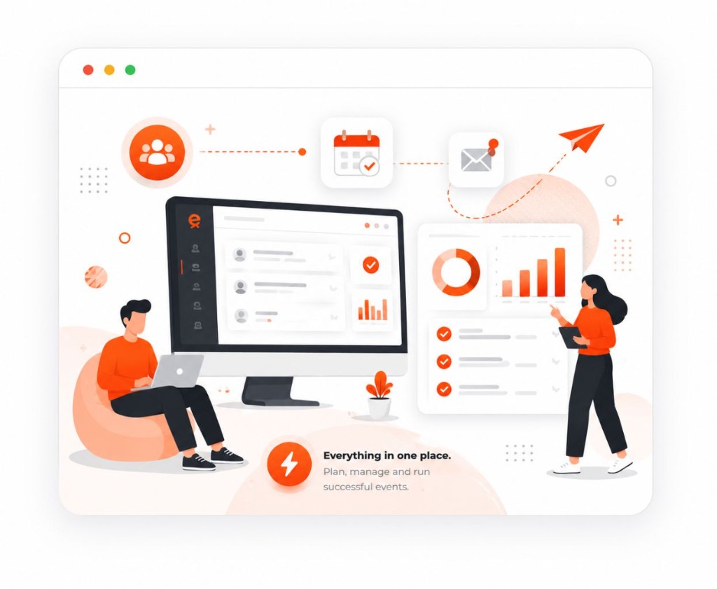 Everything in one place — plan, manage and run successful events.
